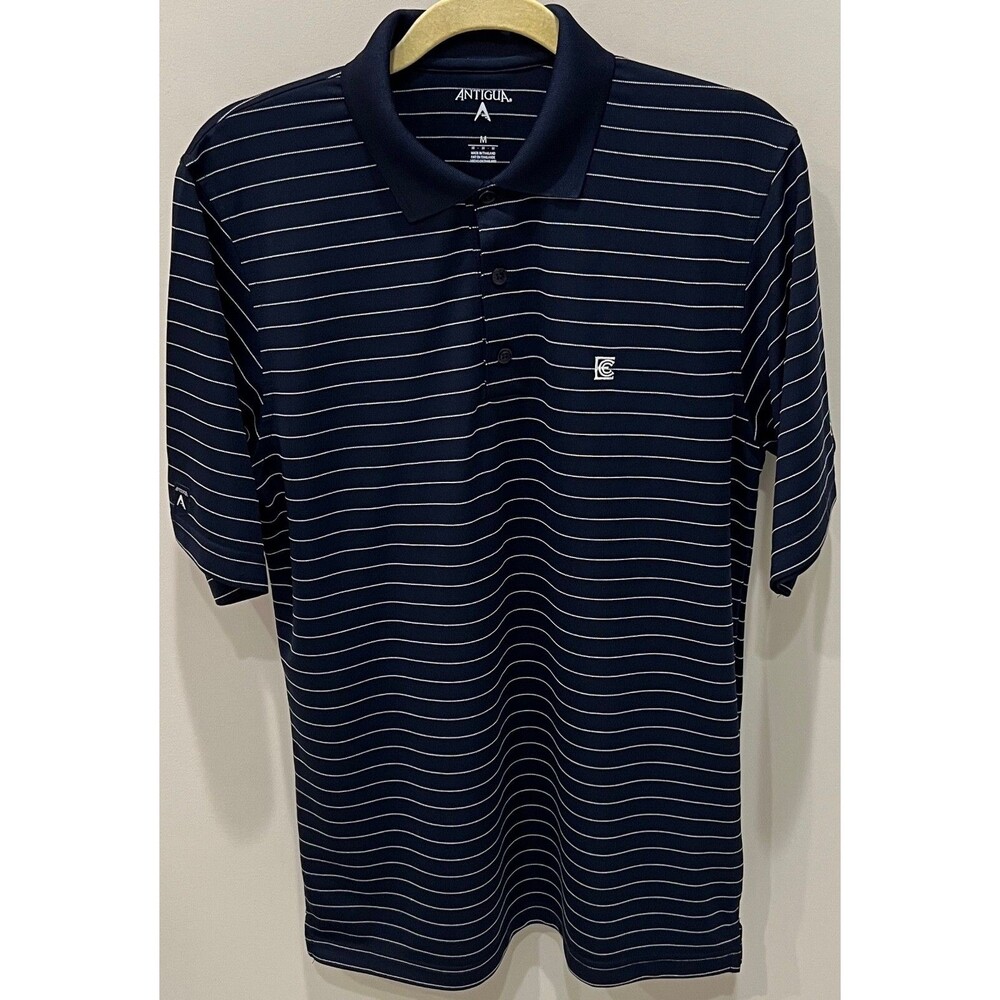 Exmoor Country Club - Antigua Golf Shirt - Men's Size Medium - Navy